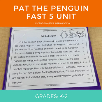 Preview of Pat the Penguin Fast 5 Unit