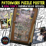 Patchwork Puzzle Poster: A New Year's Collaborative Activity