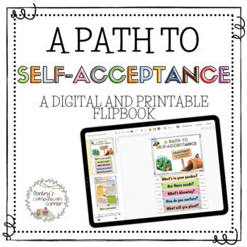 Preview of Path to Self-Acceptance Flipbook- Digital and Printable