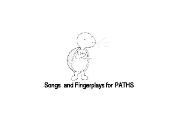 Preview of Paths Songs and Fingerplays Cards
