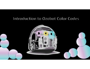 Introduction to Ozobot and colour codes