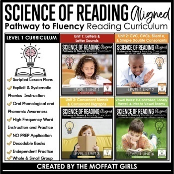 Preview of Pathway to Fluency Level 1 SCIENCE OF READING ALIGNED BUNDLE + SOUND WALL