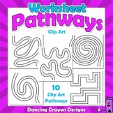 Pathways for Worksheet Design | Maze Clip Art