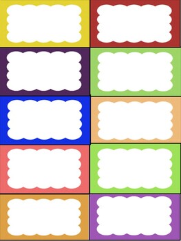 Pathways to Reading Word Wall Cards for Kindergarten - Bright Colors