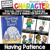 Patience Lessons for SEL & Waiting Is Not Easy Book Companion