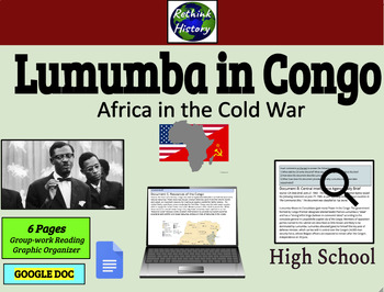 Preview of Patrice Lumumba in Congo | Africa in the Cold War | Reading & Graphic Organizer 