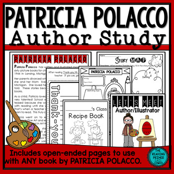 Preview of Patricia Polacco Author Study Packet