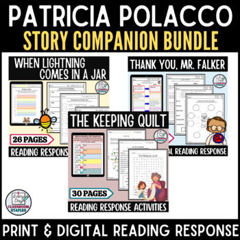 Preview of Patricia Polacco Favorite Stories Literature Unit Bundle