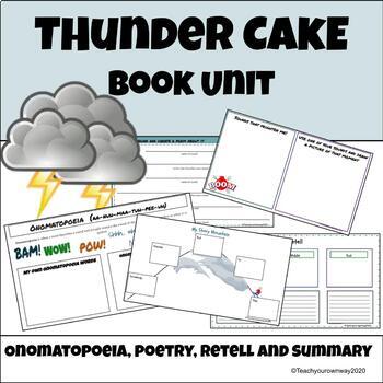 Preview of Patricia Polacco Thunder Cake Book Unit