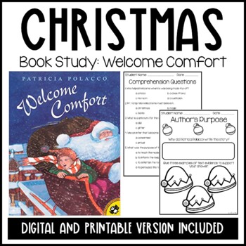 Preview of Patricia Polacco-Welcome Comfort Christmas Unit