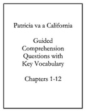 Patricia va a California - Comprehension Questions w/vocab
