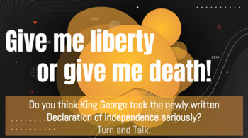 Preview of Patrick Henry's "Give Me Liberty or Give Me Death!" 