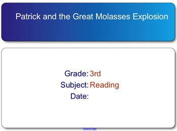Preview of Patrick and the Great Molasses Explosion test
