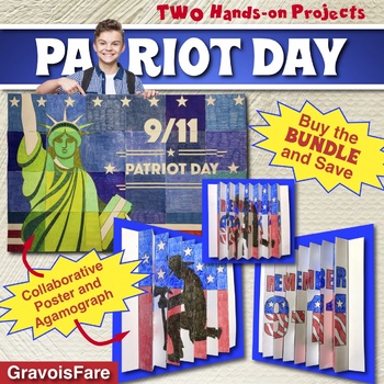 Preview of Patriot Day Activities and Crafts BUNDLE: 2 Hands-on Projects