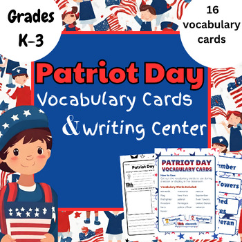 Preview of Patriot Day Activities for Young Learners (Grades K-3)/Word Walls & Writing