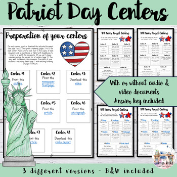 Preview of September 11 Activities for Patriot Day