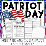 Patriot Day Differentiated Reading Passages | Digital Included