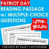 Patriot Day Reading Comprehension Passage