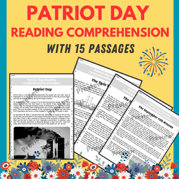 Preview of Patriot Day Reflections: Patriot Day Activities Reading Comprehension Passage