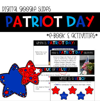 Preview of Patriot Day/September 11th | Digital Google Slides + PDF