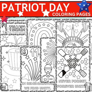 Preview of Patriot Day coloring pages