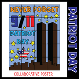 Patriot day Collaborative Art Poster| September 11 Colorin