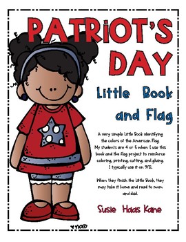Preview of Patriot’s Day Little Book and Flag Craft
