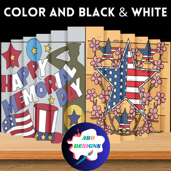 Preview of Patriotic Agamographs | Memorial Day Craft Activity