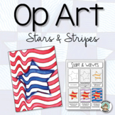Patriotic Art Activity • Op Art Stars & Stripes • Elementa