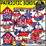 Patriotic Birds Clip Art Set {Educlips Clipart}