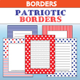 Patriotic Borders for 4th of July, Presidents' Day, Memori