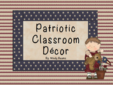 Patriotic Classroom Decor - America