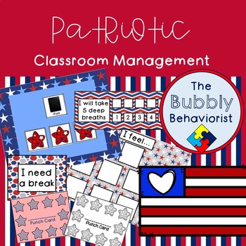 Preview of Patriotic Classroom Management Bundle