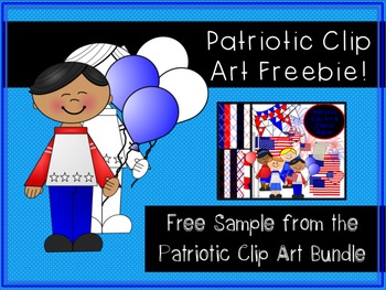 Preview of Patriotic Clip Art FREEBIE