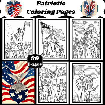 Preview of Patriotic Coloring Pages