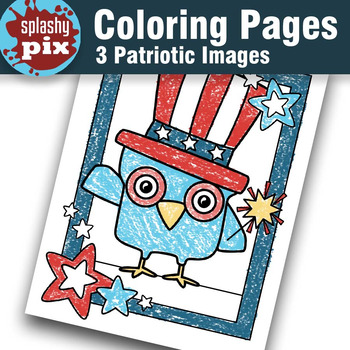 Preview of #kindnessnation Patriotic Coloring Pages