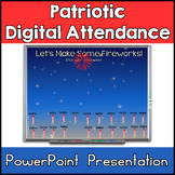 Patriotic Editable Digital Attendance PowerPoint Presentations