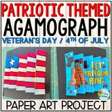 Patriotic Flag Agamograph Art Project | 3D Paper Craft | L