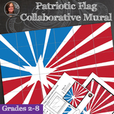 Patriotic Flag Collaborative Poster - American Flag Collab