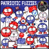Patriotic Fuzzies Clip Art Set {Educlips Clipart}