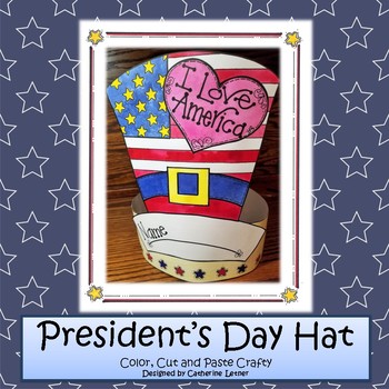 Preview of Patriotic  Hat Craft, Memorial  Day Craft, 4 of July Craft