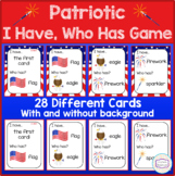 Patriotic I Have, Who Has Game - Labor Day / Memorial Day 