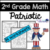 Patriotic Math 2nd Grade Worksheets Common Core