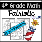 Patriotic Math 4th Grade Worksheets Common Core