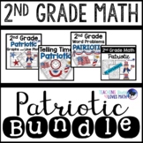 Patriotic Math Worksheets 2nd Grade Bundle
