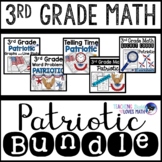 Patriotic Math Worksheets 3rd Grade Bundle