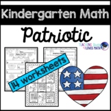 Patriotic Math Worksheets Kindergarten