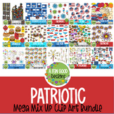 Flash Deal! Patriotic Mega Mix Up Clip Art Bundle