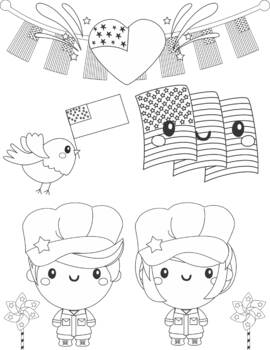 patriotic military coloring pages