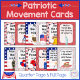 Patriotic Movement Cards - Labor Day / Memorial Day / 4th of July